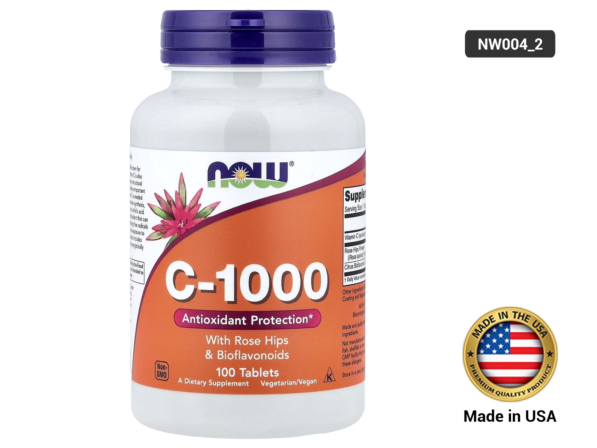 Buy Original NOW Vitamin C 1000mg Antioxidant Protection - 100 Tablets in Sri Lanka